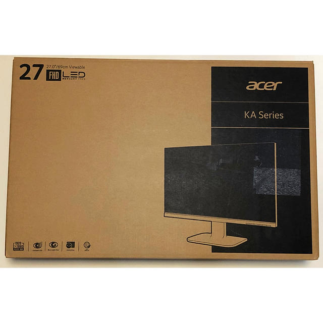 acer(エーサー)モニター 27インチ KA270H Abmidx VAパネル