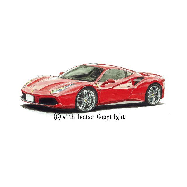 GC-1107フェラーリF355/F50限定版画直筆サイン額装●作家平右ヱ門