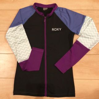 ロキシー(Roxy)の(美品)ROXY ラッシュガード ジップアップ シュノーケル サーフィン(サーフィン)