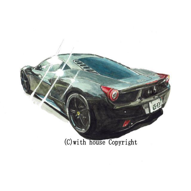 GC-1229フェラーリ458Italia限定版画直筆サイン額装●作家平右ヱ門 1