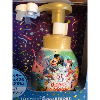 ディズニー(Disney)の新品未使用 35周年 限定 ミッキー シェイプ ハンドソープ(キャラクターグッズ)