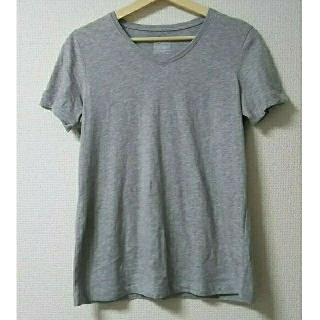 MUJI (無印良品)(ムジルシリョウヒン)の半袖Tシャツ グレー レディースのトップス(Tシャツ(半袖/袖なし))の商品写真