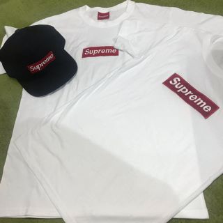 シュプリーム(Supreme)のボックスロゴTシャツ2枚&キャップセット(Tシャツ/カットソー(半袖/袖なし))