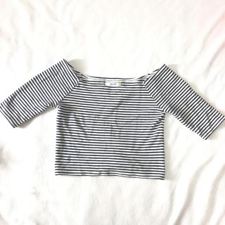 スナイデル(SNIDEL)のSnidel スナイデル ボーダートップス カットソー Tシャツ(Tシャツ(半袖/袖なし))