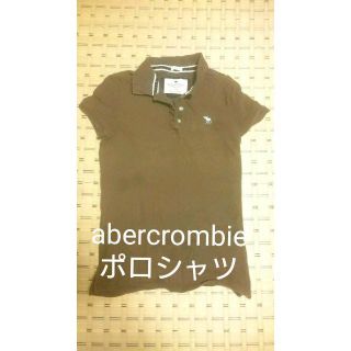 アバクロンビーアンドフィッチ(Abercrombie&Fitch)のAbercrombie アバクロンビー ポロシャツ レディース 茶色(ポロシャツ)