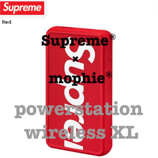 シュプリーム(Supreme)の完売‼️Supreme × mophie モバイル バッテリー 赤 新品 送料込(バッテリー/充電器)