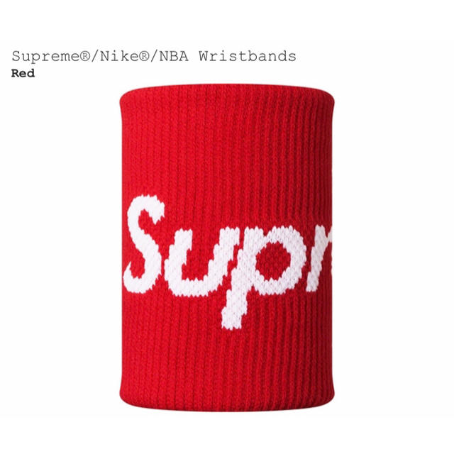 Supreme NIKE NBA Wristbands RED