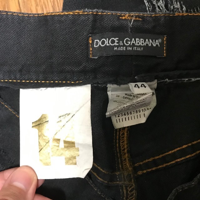 DOLCE &GABBANA ブラックジーンズ　サイズ44