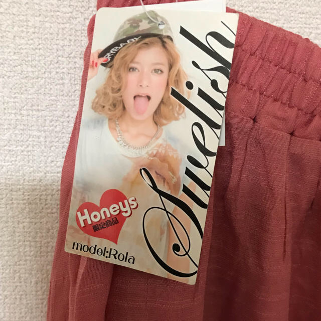 HONEYS(ハニーズ)のピンク ロングスカート レディースのスカート(ロングスカート)の商品写真