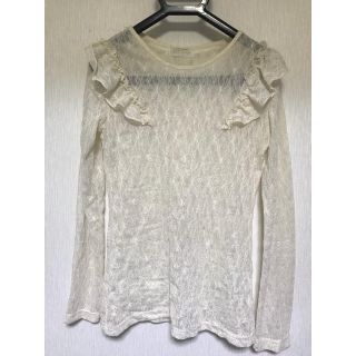 ワンアフターアナザーナイスクラップ(one after another NICE CLAUP)の【SALE】総レーストップス(カットソー(長袖/七分))