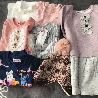 ミキハウス(mikihouse)のるーな様専用 女の子 服まとめ売り  90サイズのみ(Tシャツ/カットソー)