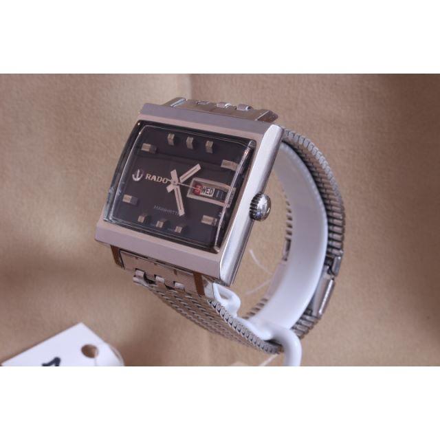 RADO(ラドー)の☆ラドーマンハッタン・ブラックOH済みNo.2美品☆ メンズの時計(腕時計(アナログ))の商品写真
