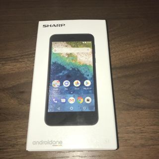 アンドロイド(ANDROID)のSHARP AndroidOne S3 ネイビーブラック(スマートフォン本体)