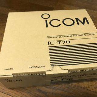 【ICOM】IC-T70 145/430 アマチュア無線ハンディー機 美品(アマチュア無線)