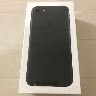 アイフォーン(iPhone)の新品未開封 iPhone7 32GB 黒 ブラック  5/5(スマートフォン本体)