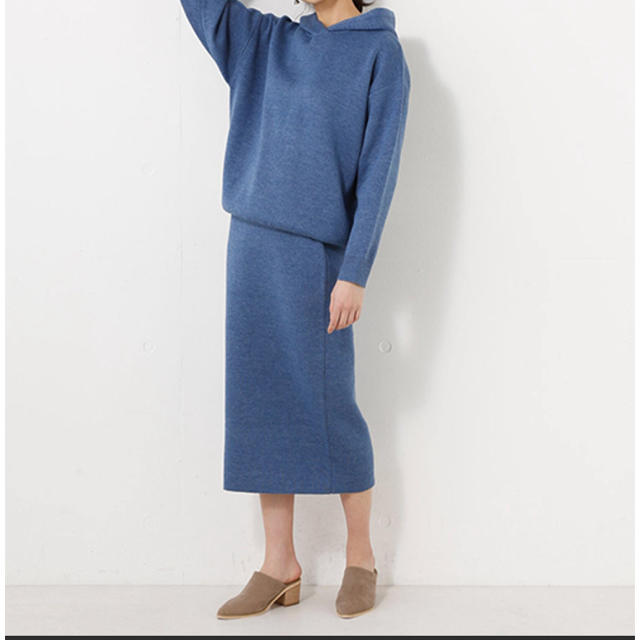 AZUL by moussy(アズールバイマウジー)のまり様 2点セット用 完売セットアップ 3点セット グレー レディースのレディース その他(セット/コーデ)の商品写真