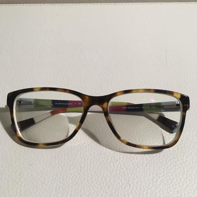 COACH(コーチ)のコーチ COACH セルフレーム メガネ 眼鏡 レディースのファッション小物(サングラス/メガネ)の商品写真