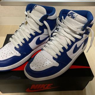 ナイキ(NIKE)のAir Jordan 1 OG storm blue 26.0(スニーカー)