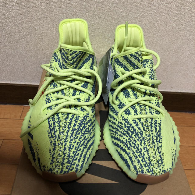 スニーカーYEEZY BOOST 350 イエローゼブラ