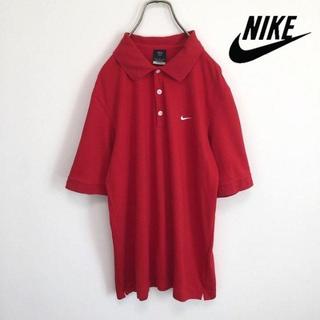 ナイキ(NIKE)のNIKE　ナイキ　ポロシャツ　ワンポイント　赤(ポロシャツ)