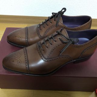 クロケットアンドジョーンズ(Crockett&Jones)の【kubo1220さま専用】カルミナ ブラウン サイズ7 未使用 送料無料(ドレス/ビジネス)