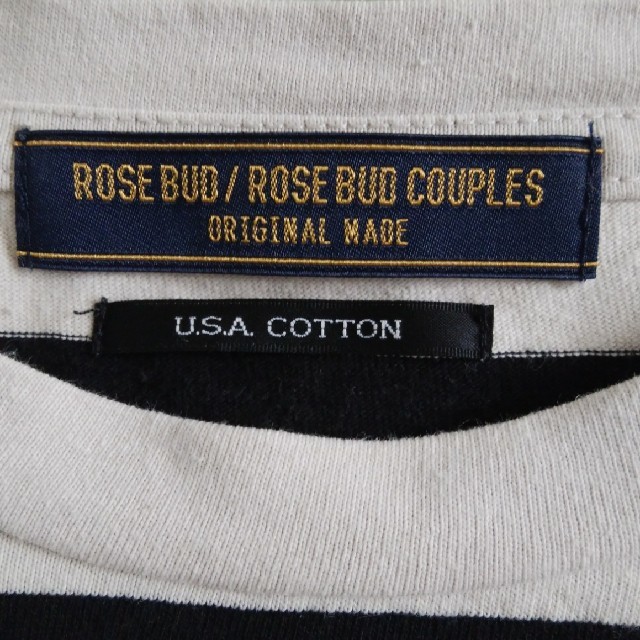 ROSE BUD(ローズバッド)のローズバッド　ボーダー　Tシャツカットソー レディースのトップス(Tシャツ(半袖/袖なし))の商品写真