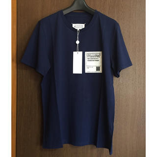 マルタンマルジェラ(Maison Martin Margiela)の濃紺48新品 マルジェラ STEREOTYPE パッチ Tシャツ 18SS (Tシャツ/カットソー(半袖/袖なし))