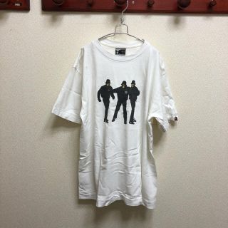 アベイシングエイプ(A BATHING APE)の希少 旧タグ A BATHING APE Tシャツ RUN DMC パロ M(Tシャツ/カットソー(半袖/袖なし))