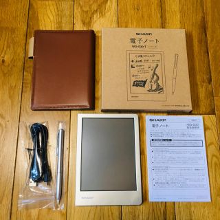 シャープ(SHARP)のSHARP WG-S30-T電子ノート/展示美品保証付(電子ブックリーダー)