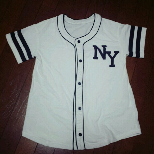 ANAP(アナップ)の激安 NY半袖ベースボールシャツ レディースのトップス(シャツ/ブラウス(半袖/袖なし))の商品写真