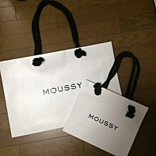 マウジー(moussy)のmoussy ショップ袋2点セット(ショップ袋)