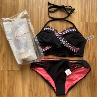 ヴィクトリアズシークレット(Victoria's Secret)の【新品】Victoria's Secret PINK 水着上下 XS (水着)