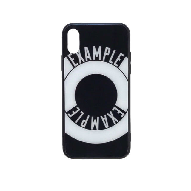 iPhone(アイフォーン)の（専用）EXAMPLE ROUND LOGO CASE iPhoneX/XS スマホ/家電/カメラのスマホアクセサリー(iPhoneケース)の商品写真