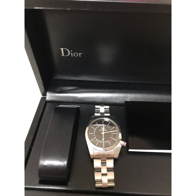 人気急上昇】 Dior 純正SSベルト 自動巻 Dior 書類完備 シフルルージュ まままま様ディオール 腕時計(アナログ) 