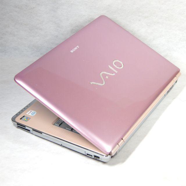 CPU強化済み  可愛いメタリックピンクのVAIO