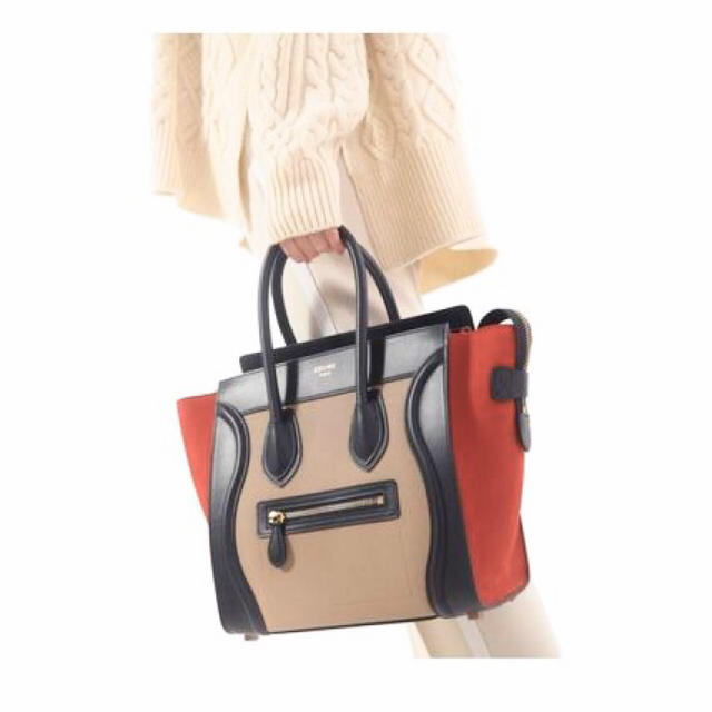 【美品】Celine micro luggage bag