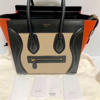 セリーヌ(celine)の【美品】Celine micro luggage bag(ハンドバッグ)