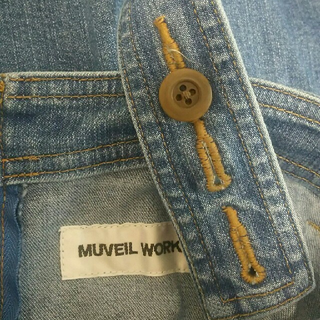 MUVEIL WORK(ミュベールワーク)の【きり様専用】MUVEIL WORK デニムサロペットスカート レディースのスカート(その他)の商品写真