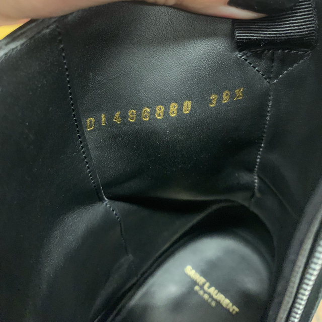 Saint Laurent(サンローラン)のサンローラン リングブーツ 39.5 メンズの靴/シューズ(ブーツ)の商品写真