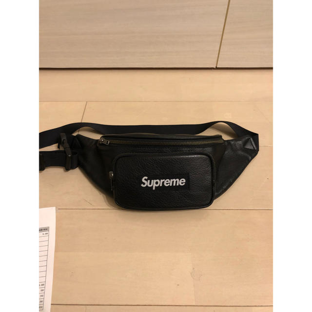 supreme leather waist bag ウエストバッグ シュプリーム