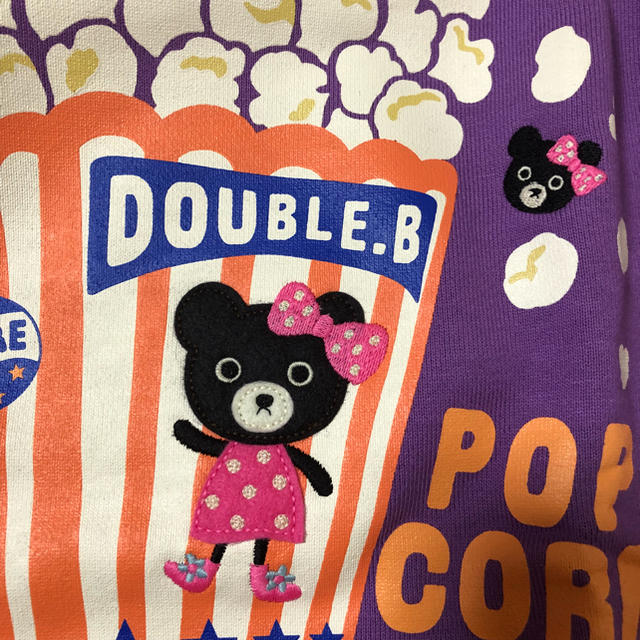 DOUBLE.B(ダブルビー)の新品DOUBILE.B110サイズ女の子トップ キッズ/ベビー/マタニティのキッズ服女の子用(90cm~)(Tシャツ/カットソー)の商品写真