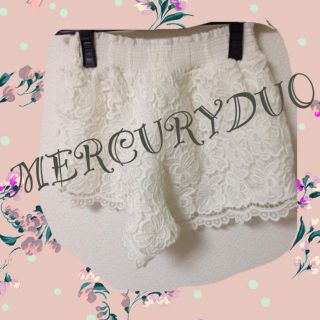 マーキュリーデュオ(MERCURYDUO)の♡カットレースショーパン♡(ショートパンツ)