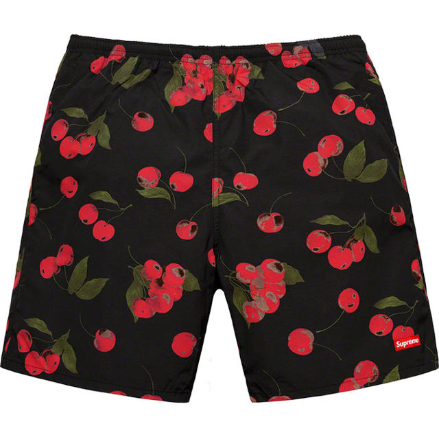 Supreme Nylon Water Short black cherry S