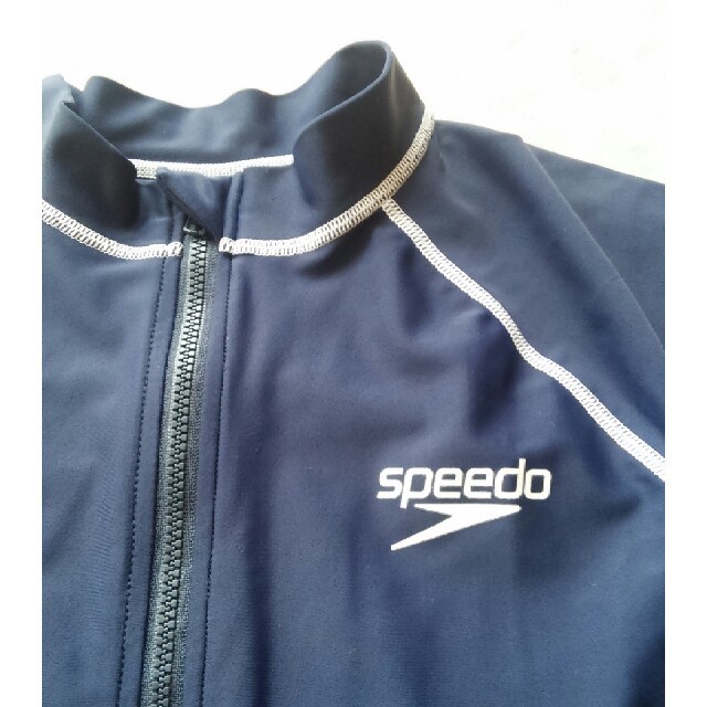 SPEEDO(スピード)のspeedo ラッシュガード　150　紺色 キッズ/ベビー/マタニティのキッズ服女の子用(90cm~)(水着)の商品写真