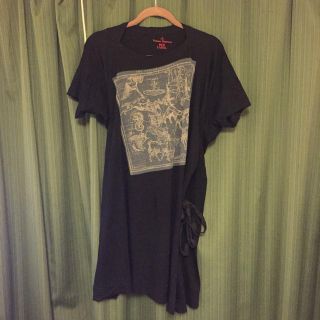 ヴィヴィアンウエストウッド(Vivienne Westwood)のワンピース vivienne 黒ブラック(ひざ丈ワンピース)