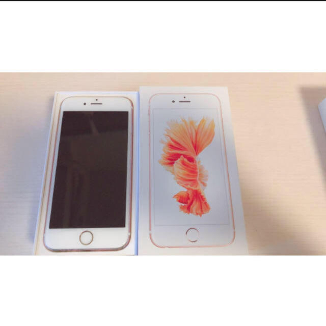 Apple(アップル)のiPhone6s SIMフリー ピンクゴールド スマホ/家電/カメラのスマートフォン/携帯電話(スマートフォン本体)の商品写真