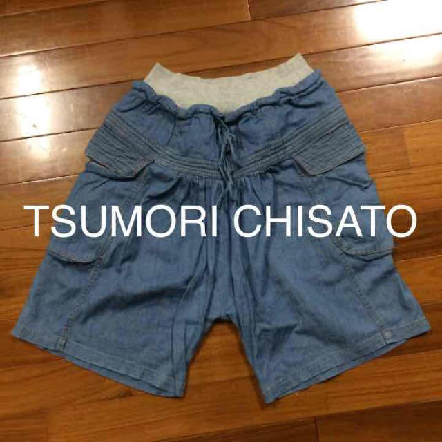 TSUMORI CHISATO(ツモリチサト)のツモリチサト デニムパンツ レディースのパンツ(ハーフパンツ)の商品写真