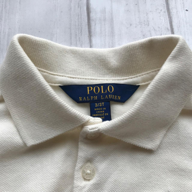 POLO RALPH LAUREN(ポロラルフローレン)の☆美品☆ ラルフローレン ペプラム ポロシャツ サイズ3T キッズ/ベビー/マタニティのキッズ服女の子用(90cm~)(Tシャツ/カットソー)の商品写真