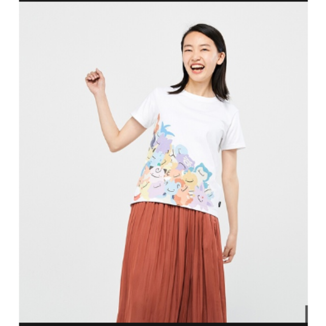 ポケモン(ポケモン)のユニクロ ポケモンTシャツ メタモン　Ｍ レディースのトップス(Tシャツ(半袖/袖なし))の商品写真