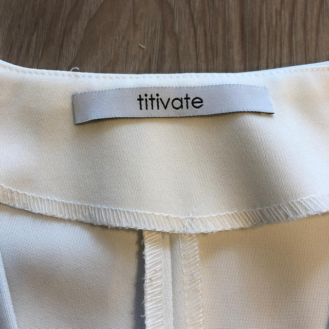 titivate(ティティベイト)の値下げ！titivate 七分袖プルオーバー レディースのトップス(カットソー(長袖/七分))の商品写真